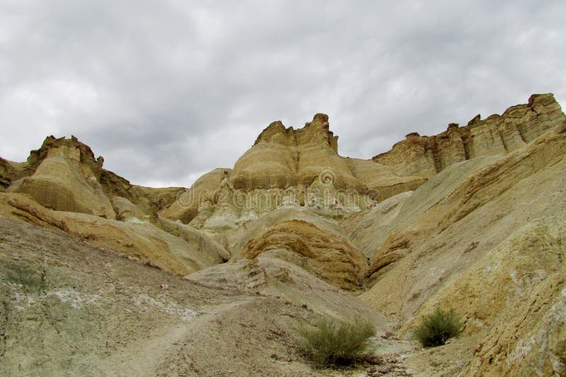 Cerro Alcazar rock formations in Argentina