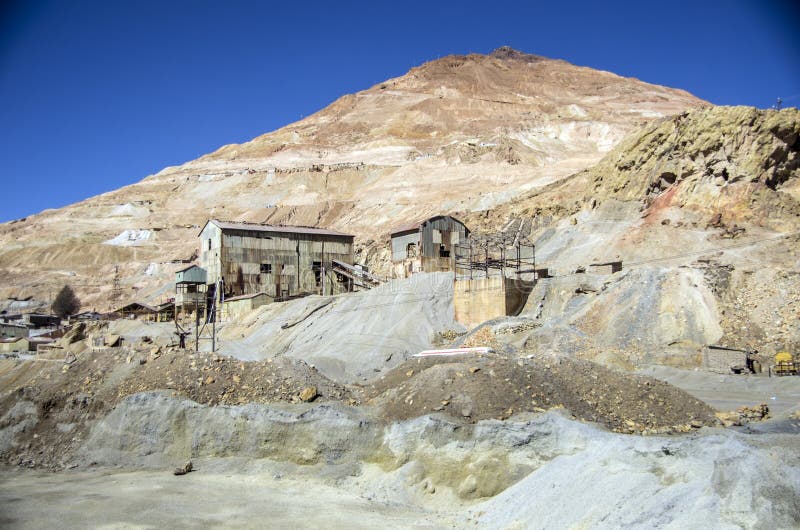 Cerro Rico Mining, Potosi, Bolivia fotos de archivo Cerro Rico Mining, Potosi, Bolivia fotos de archivo