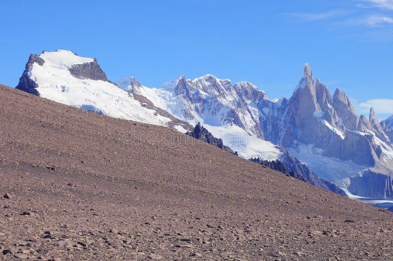 Cerro Torre Mountain Los Glaciares National Park Stock Photo Image