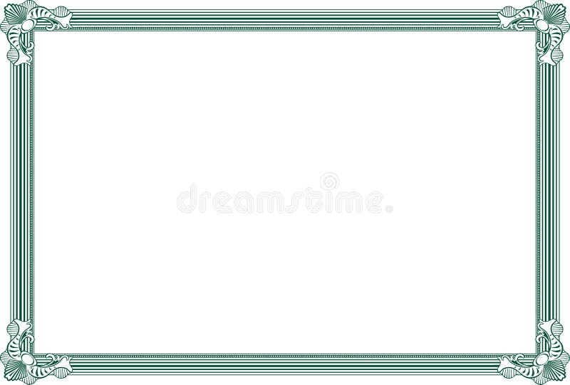 Certificaat. stock illustratie Certificaat. stock illustratie