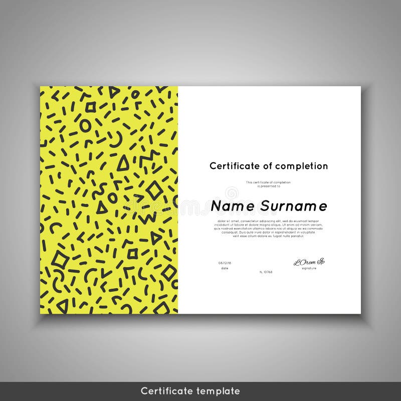 Certificado da conclusão - apreciação, realização, graduação, diploma ou concessão ilustração stock Certificado da conclusão - apreciação, realização, graduação, diploma ou concessão ilustração stock