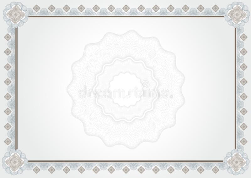 Diploma ilustración del vector