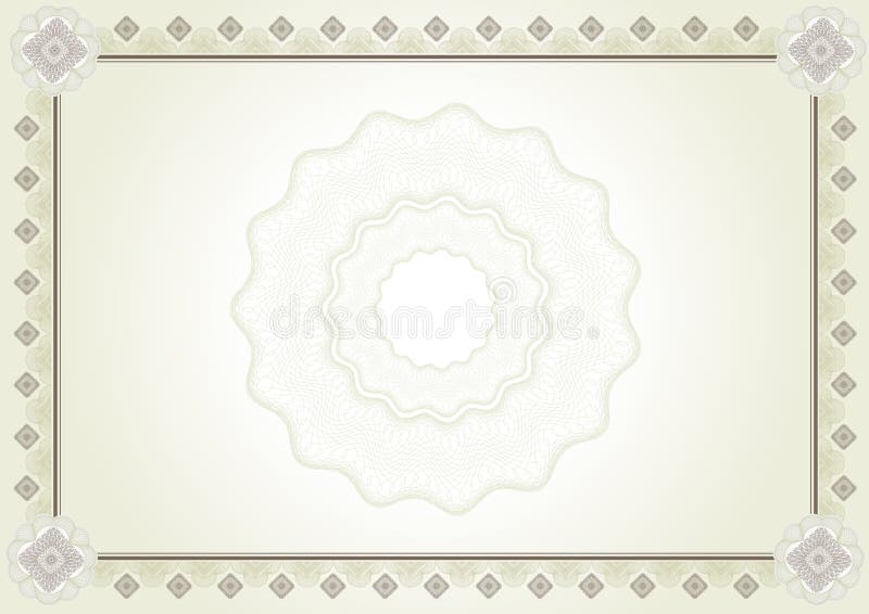 Diploma ilustración del vector