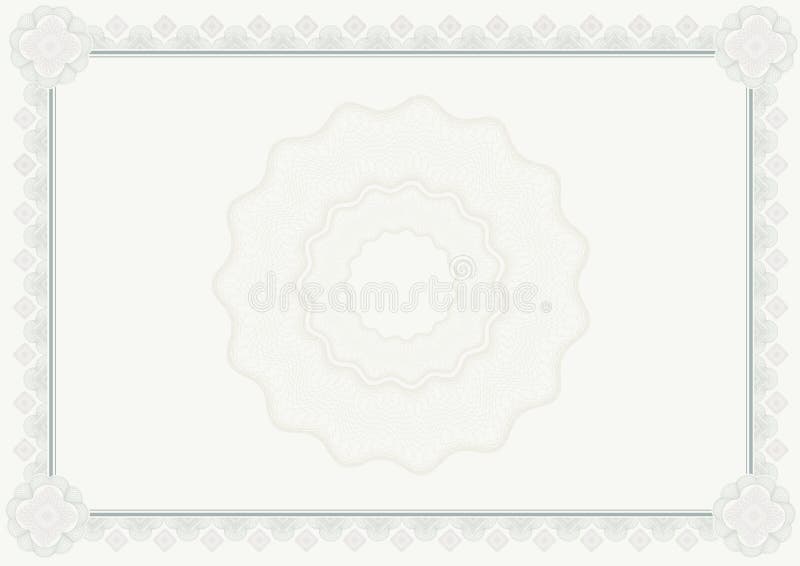 Diploma ilustración del vector