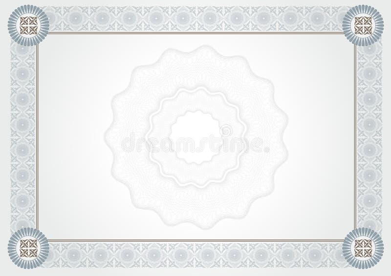 Diploma ilustración del vector