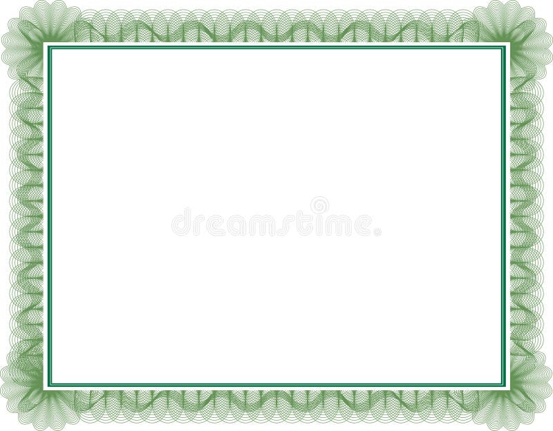 Certificat illustration de vecteur Certificat illustration de vecteur