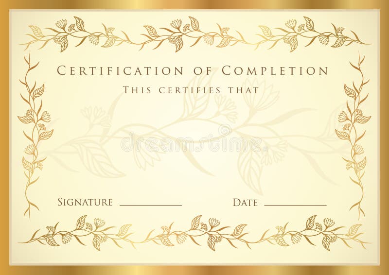 Certificat illustration libre de droits Certificat illustration libre de droits