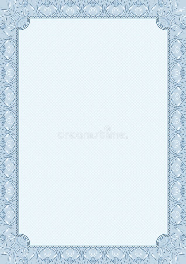 Certificate Background, Vector Stock Vector - Illustration of ancient