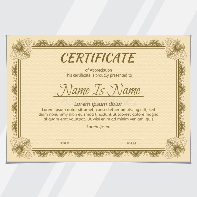 Potrait Certificate Template Stock Photos Free Royalty Free Stock Potrait Certificate Template Stock Photos Free Royalty Free Stock