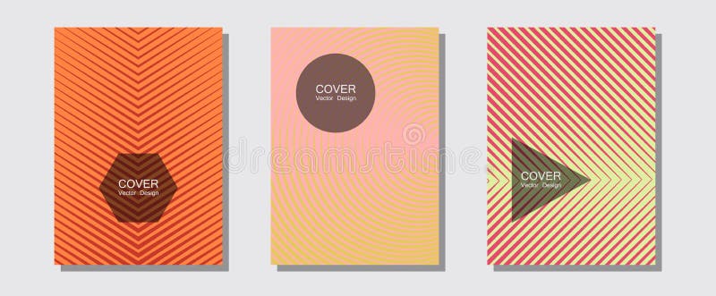 Certificate Layouts Vector Graphic Design Set Stock Vector - Illustration  of banner, hipster: 213715548