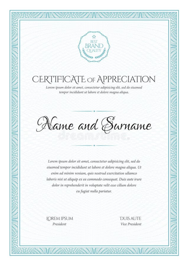certificato Confine di valuta del diploma del modello Buono di regalo del fondo del premio illustrazione di stock certificato Confine di valuta del diploma del modello Buono di regalo del fondo del premio illustrazione di stock