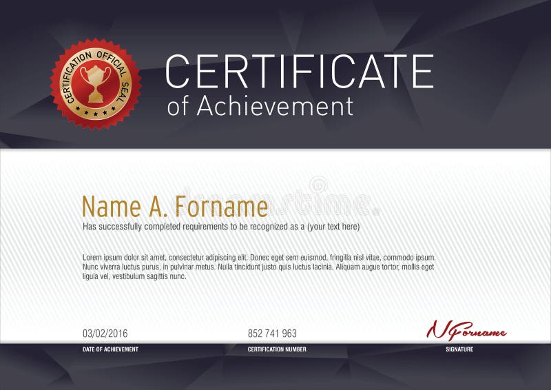 Certificato del risultato royalty illustrazione gratis Certificato del risultato royalty illustrazione gratis