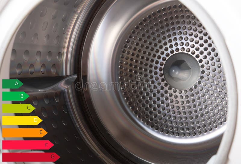 Washing Machine Energy Efficiency Label Stock Photos Free & Royalty