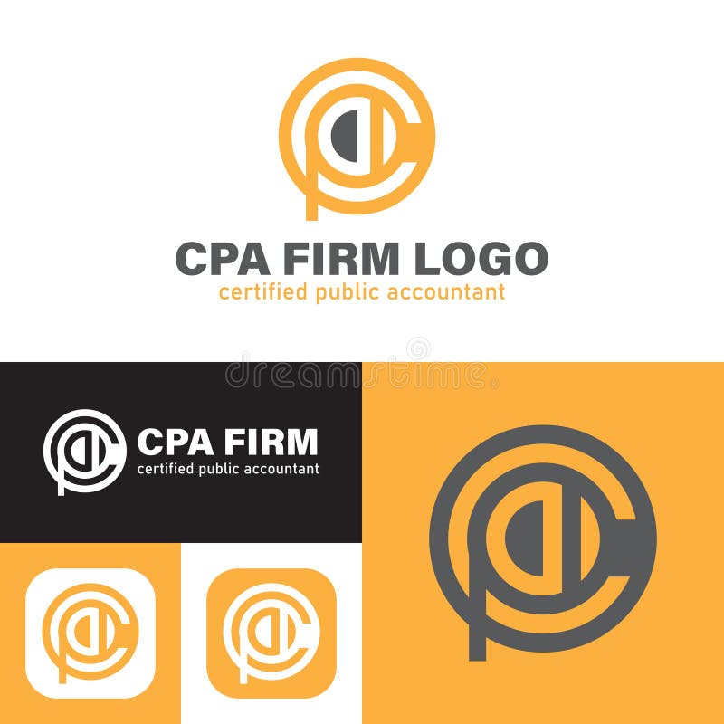 Certified Public Accountant. CPA Firm Logo.Vector Illustration.Minimal ...