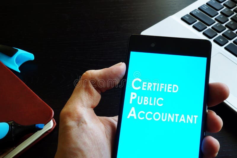 Certified public accountant CPA. stock photos Certified public accountant CPA. stock photos