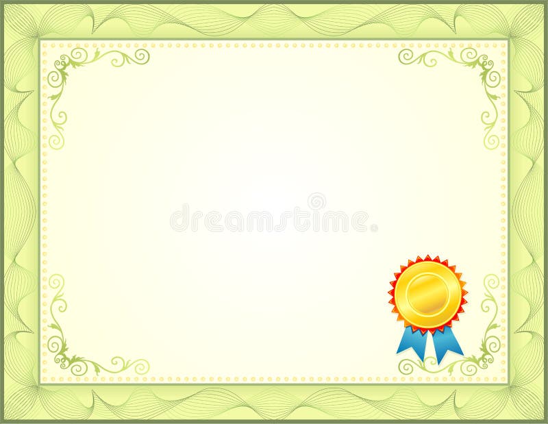 Certifikat stock illustrationer Certifikat stock illustrationer