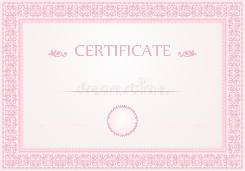 Certifikatdesign vektor illustrationer Certifikatdesign vektor illustrationer