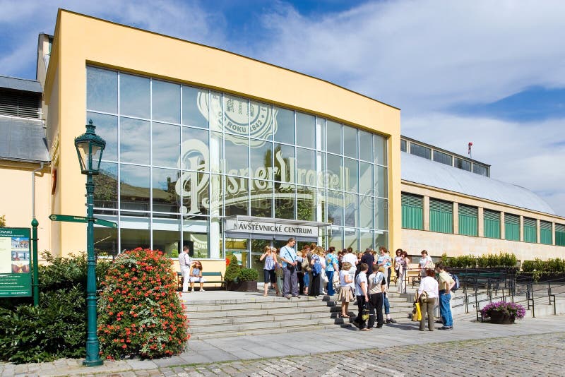 Cervecería de Pilsner Urquell, Pilsen, Bohemia, República Checa fotos de archivo libres de regalías Cervecería de Pilsner Urquell, Pilsen, Bohemia, República Checa fotos de archivo libres de regalías