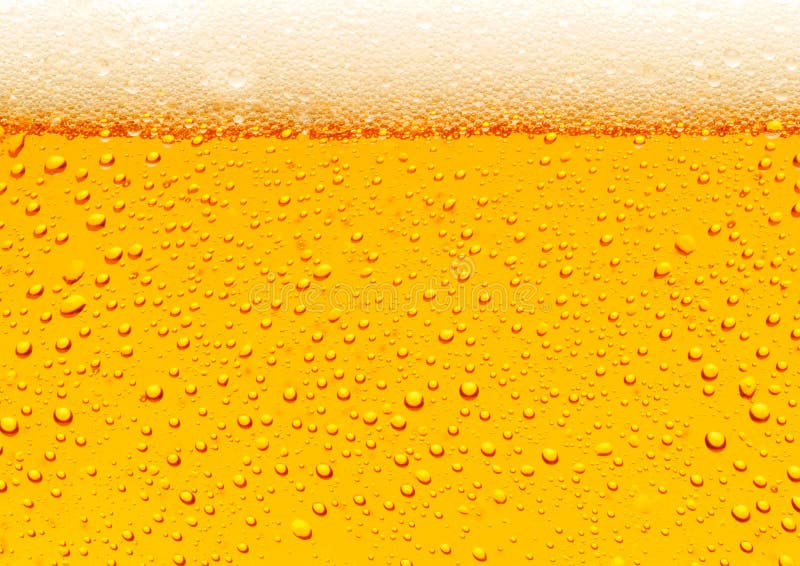 Close up of beer bubbles. Close up of beer bubbles