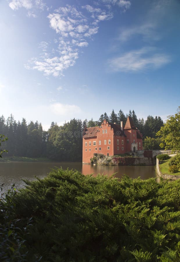 Cervena Lhota Tsjechische Republiek, landschap in de zomer zonnige dag royalty-vrije stock afbeeldingen Cervena Lhota Tsjechische Republiek, landschap in de zomer zonnige dag royalty-vrije stock afbeeldingen