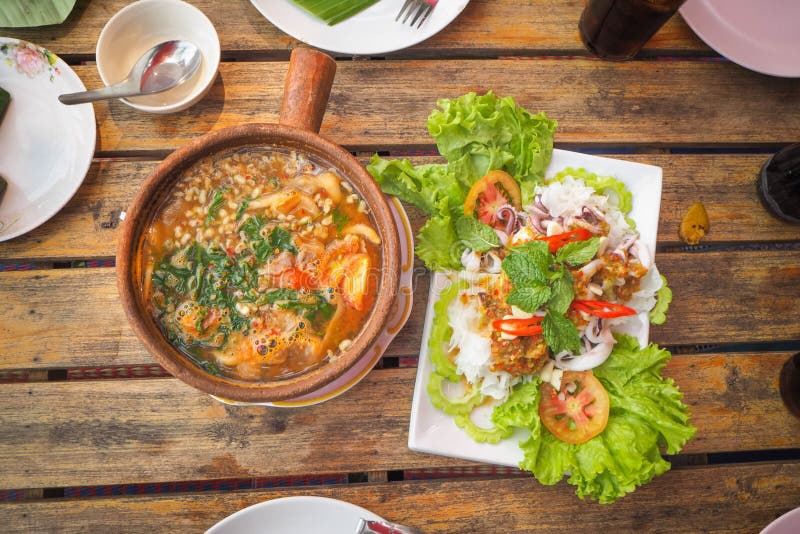 Ces plats thaïlandais photos stock