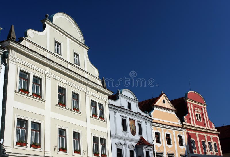 Cesky Krumlov facades