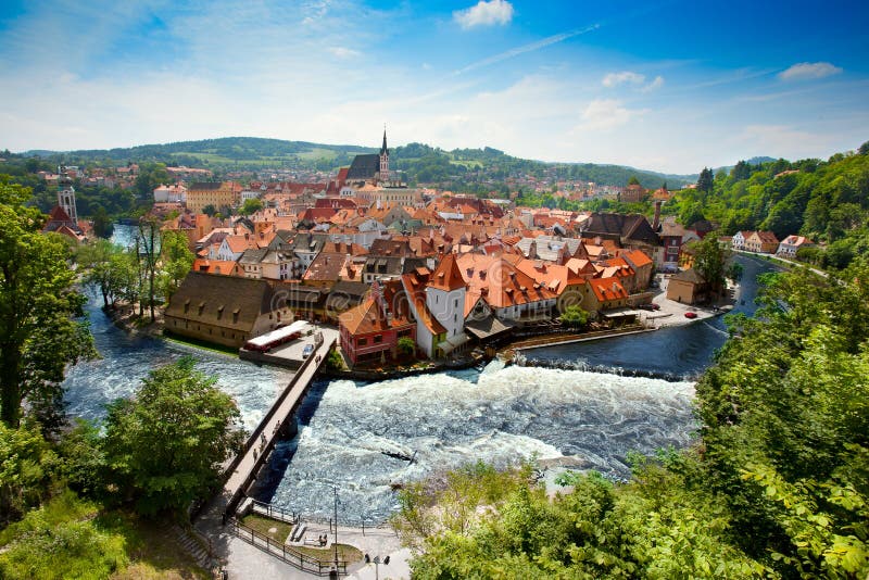 Cesky Krumlov in summer / Czech Republic