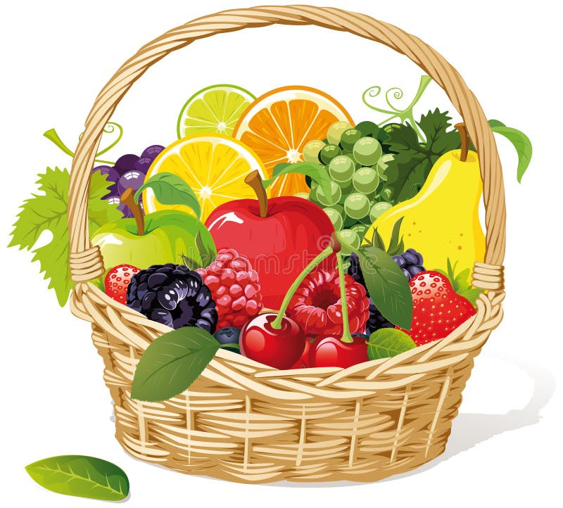 Cesta de fruta fresca
