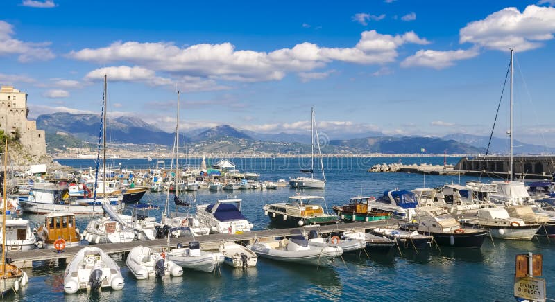 Cetara small pier in the Amalfi Coast stock images Cetara small pier in the Amalfi Coast stock images