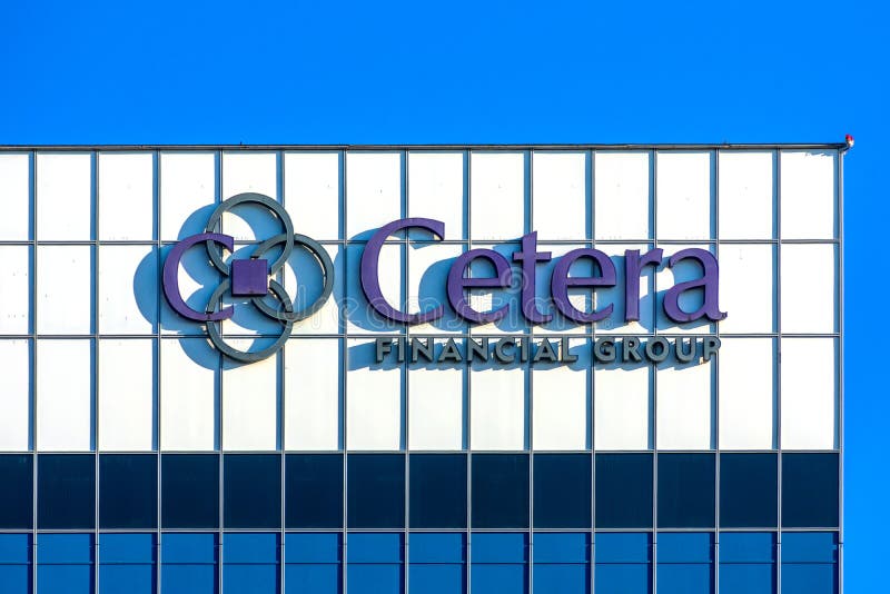 Cetera sign, logo on headquarters building of financial services company Cetera Financial Group - El Segundo, California, USA - 2020. Cetera sign, logo on headquarters building of financial services company Cetera Financial Group - El Segundo, California, USA - 2020