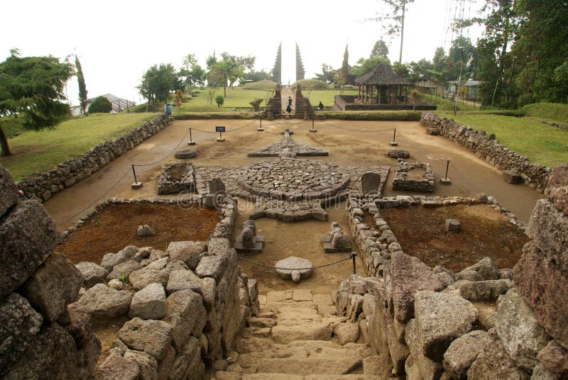 Cetho-Tempel Candi Cetho, Gelegen In Karanganyar, Java ...