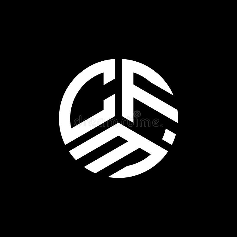 CFM letter logo design on white background. CFM creative initials letter logo concept. CFM letter design