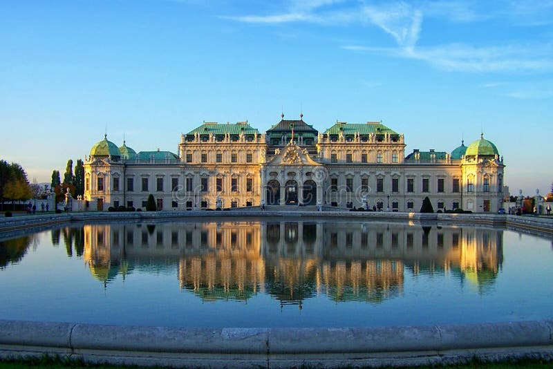 Château De Belvédère à Vienne Photo stock - Image du château, célèbre ...