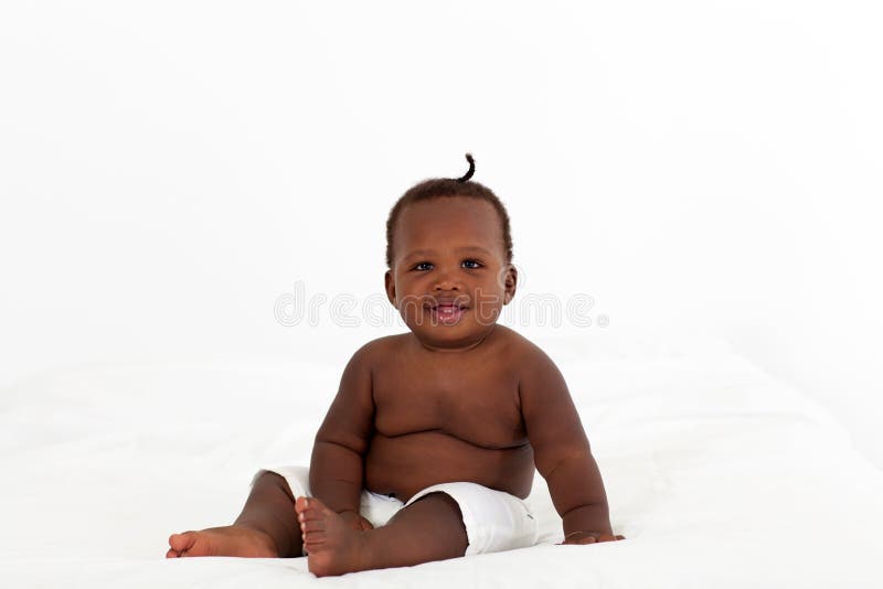 Beau bébé garçon africain image stock. Image du enfance - 30349721
