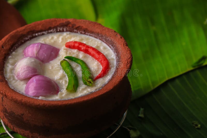 Chaddannam Indian Famous Traditional Fermented Rice with Curd Rice,curd