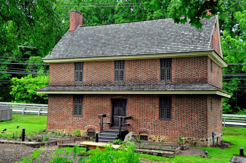 Chadds Ford, PA Gideon Gilpin House Photo stock éditorial Image du