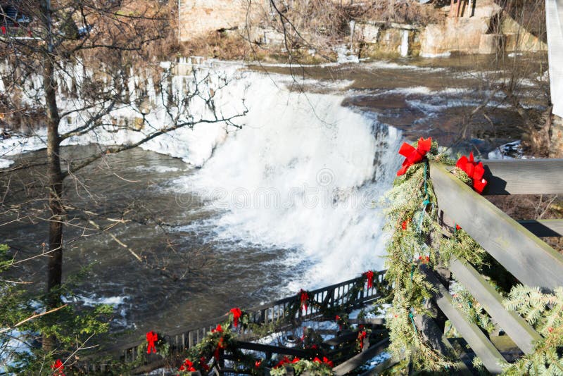 Chagrin Falls in the Winter