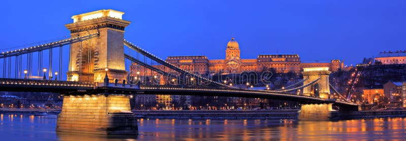 The Chain Bridge in Budapest