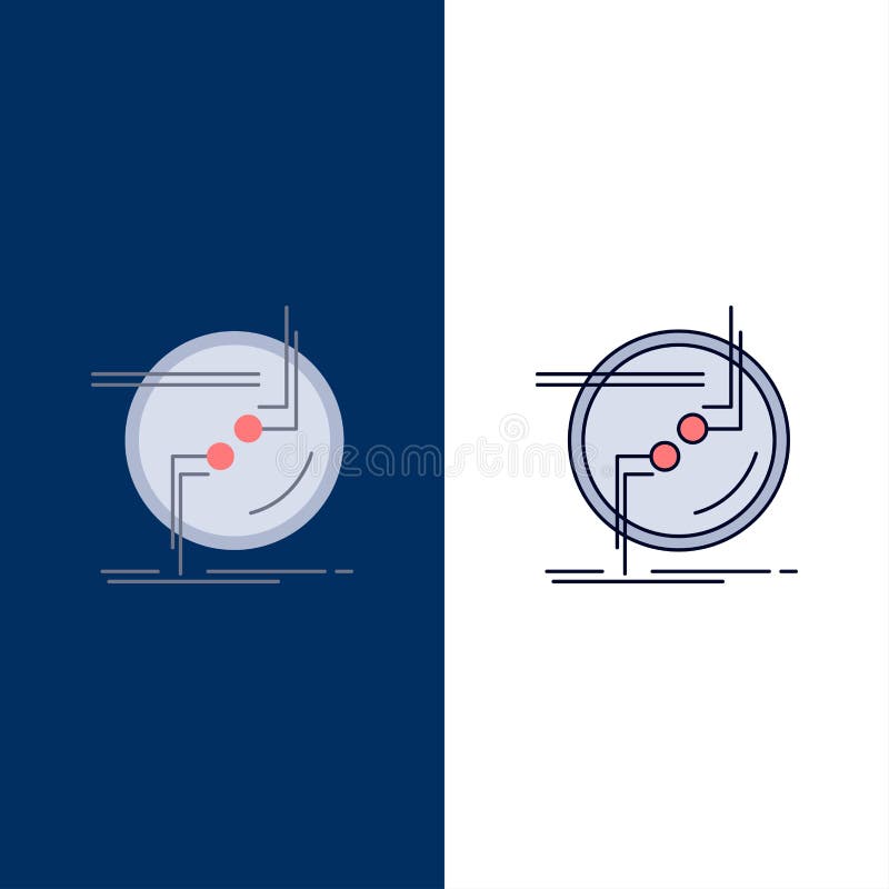 Chain, connect, connection, link, wire Flat Color Icon Vector vector illustration