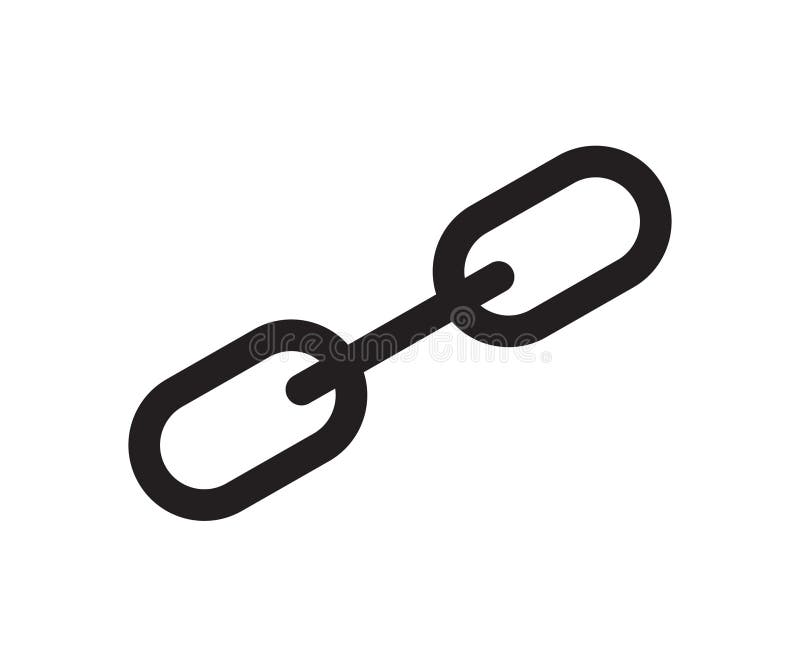 Chain Icon ,link Icon Vector Logo Design Template Stock Vector
