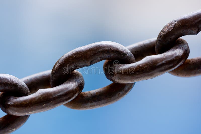 Chain link close up