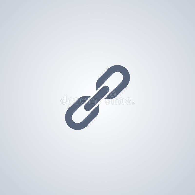 Chain, link, connection , vector best flat icon royalty free illustration