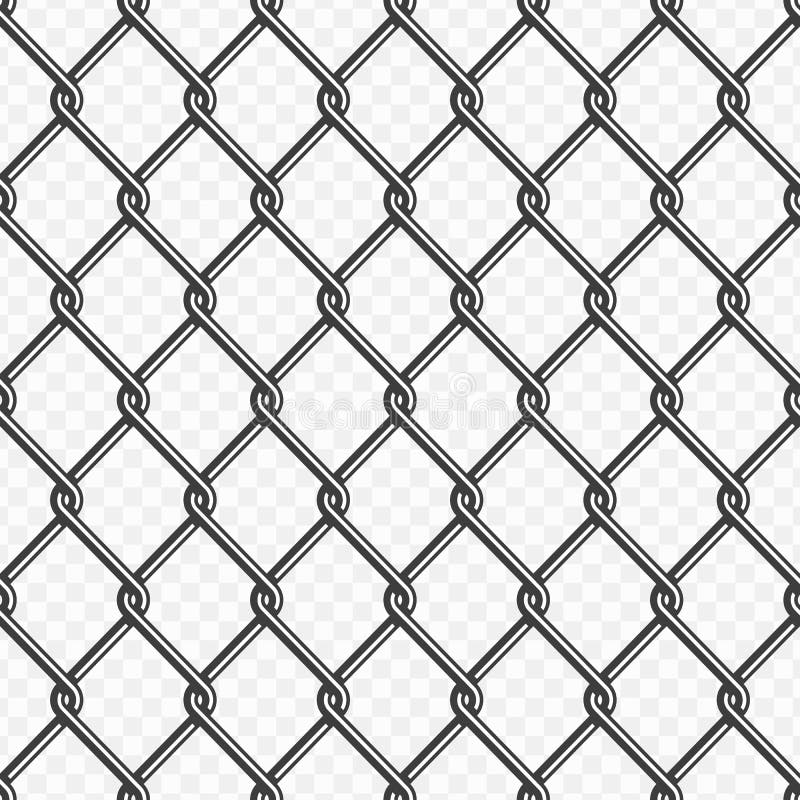 Chain link fence background. stock illustration