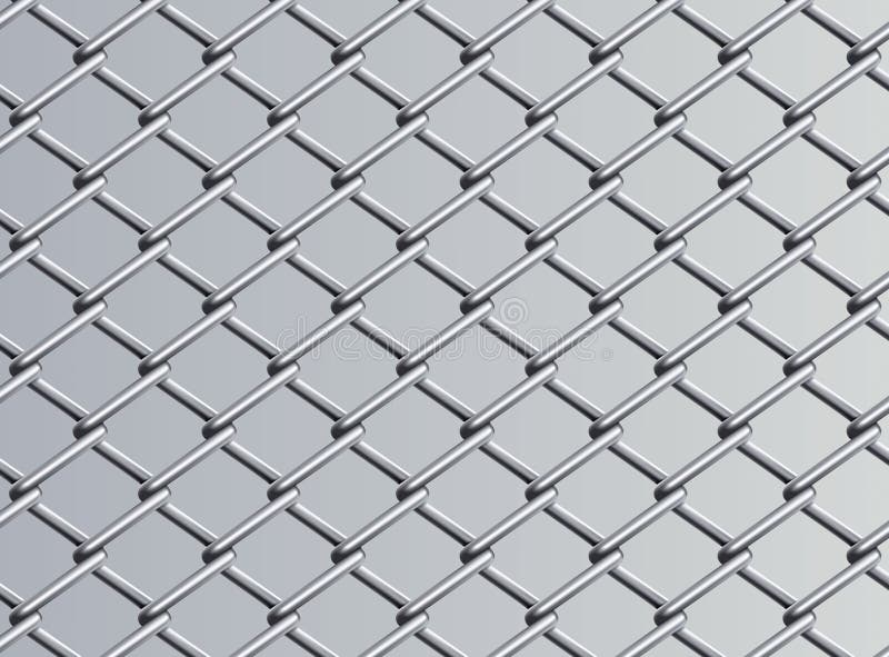 Chain Link Fence Set 1 stock illustration Chain Link Fence Set 1 stock illustration