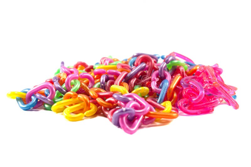 Plastic chain toy stock photo. Image of child, colorful 30159604