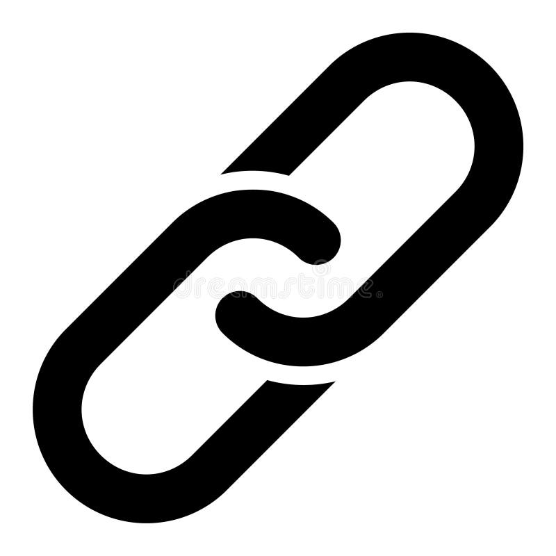 Chain - Raster Icon Illustration stock illustration