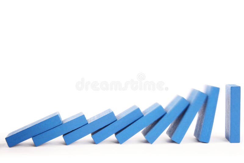 Chain reaction stock photography