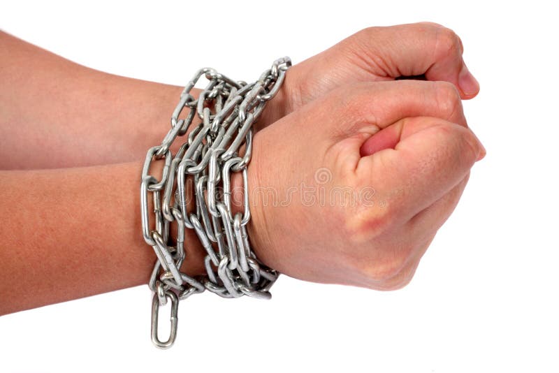 Chained hands