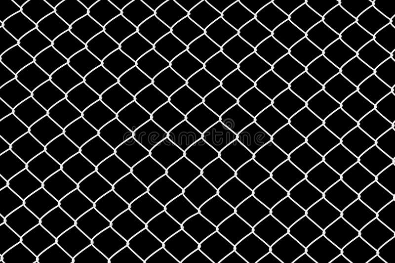 Chainlink fence in black and white