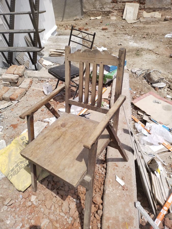 Only chair Gujarat stock photo. Image of room, table 217601902